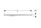 Brodzik prostokątny Geberit Nemea 140x90 cm, biały
