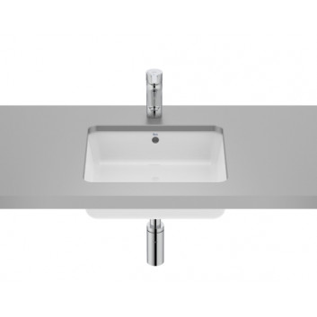 GAP Umywalka podblatowa prostokątna 40x35 cm - biała