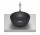 Umywalka nablatowa Roca Optica round ER 35 cm czarny mat
