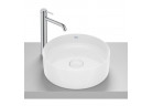 TERRA Umywalka nablatowa okrągła 39 cm Fineceramic® BIAŁY POŁYSK