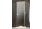Drzwi do kabiny pięciokątnej Radaway Essenza Pro Gold PTJ 80 cm, prawe, profil złoty szczotkowany