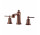 OMNIRES ARMANCE bateria umywalkowa 3-otworowa -  miedź antyczna
