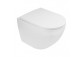 Zestaw miska wisząca wc Oltens Hamnes, 52x35,5cm, PureRim, z powłoką SmartClean z deską wolnoopadającą Slim - biały
