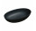 Umywalka nablatowa OMNIRES SHELL M+, 60 x 35 cm - black lava