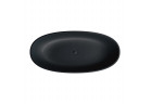 Wanna wolnostojąca OMNIRES SHELL M+, 160 x 75 cm, z syfonem - black lava 