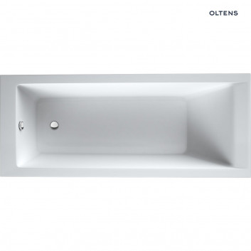 Oltens Langfoss wanna prostokątna 140x70 cm akrylowa - biała 