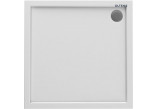 Oltens Superior brodzik kwadratowy 90x90 cm akrylowy - biały