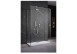 Drzwi prysznicowe Radaway Essenza New KDJ+S 90 cm, lewe, profil chrom, szkło przeźroczyste