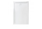 Brodzik prostokątny Sanplast Structure Mineral Brodzik B-M/SPACE S 80x130x1,5 biew - biały