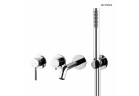 Oltens Molle bateria wannowo-prysznicowa podtynkowa 4 otworowa - chrom 
