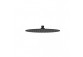 Zestaw Oltens Vindel Lagan deszczownica 30 cm okrągła z ramieniem ściennym - czarny mat