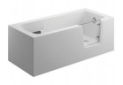 Wanna prostokątna Polimat Avo 150x75 cm z drzwiami dla osób niepełnosprawnych - biała