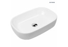 Oltens Jurong umywalka 54x36 cm nablatowa z powłoką SmartClean - biała 