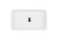 Oltens Solberg umywalka 62x41,5 cm nablatowa prostokątna z powłoką SmartClean - biała 