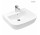 Oltens Vernal umywalka 56x45 cm wisząca z powłoką SmartClean - biała 