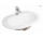 Oltens Asta umywalka 55x42 cm wpuszczana w blat owalna z powłoką SmartClean - biała