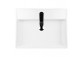 Oltens Hyls umywalka 58,5x44 cm nablatowa prostokątna z powłoką SmartClean - biała