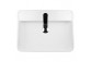 Oltens Duve umywalka 58x43,5 cm nablatowa prostokątna z powłoką SmartClean - biała 