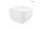 Zestaw Oltens Vernal miska WC wisząca PureRim z deską wolnoopadającą Slim
