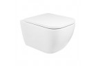 Zestaw Oltens Vernal miska WC wisząca PureRim z powłoką SmartClean z deską wolnoopadającą Slim 
