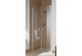 Drzwi prysznicowe Kermi Raya 75 cm, wahadłowe dwuskrzydłowe