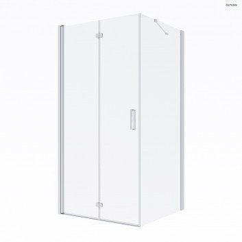 Oltens Trana kabina prostokątna 90x100 cm drzwi otwierane