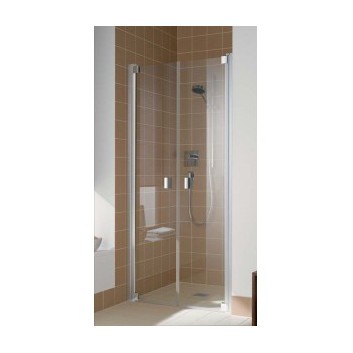 Drzwi prysznicowe Kermi Raya 80 cm, wahadłowe dwuskrzydłowe- sanitbuy.pl