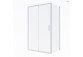 Oltens Fulla kabina prysznicowa 110x80 cm prostokątna drzwi ze ścianką