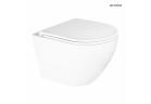 Oltens Hamnes Kort miska WC wisząca PureRim z powłoką SmartClean - biała 