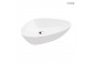 Oltens Vala umywalka nablatowa 59x39 cm - biała 