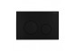 Zestaw Oltens Triberg Hamnes Lule 7w1 stelaż podtynkowy miska z deską 42514300 i przycisk spłukujący - czarny mat 