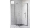 Część lewa kabiny Radaway Premium Pro KDD, 80x2000mm, szkło przejrzyste, profil chrom