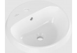 Umywalka wpuszczana w blat - Villeroy & Boch/Architectura, 450 x 450 x 170 mm, Weiss Alpin CeramicPlus, bez przelewu, Nieszlifowany