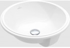 Umywalka podblatowa - Villeroy & Boch/Architectura, 400 x 400 x 175 mm, Weiss Alpin, bez przelewu
