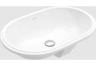 Umywalka podblatowa - Villeroy & Boch/Architectura, 570 x 375 x 175 mm, Weiss Alpin CeramicPlus, z przelewem