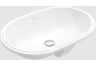Umywalka podblatowa - Villeroy & Boch/Architectura, 570 x 375 x 175 mm, Weiss Alpin CeramicPlus, bez przelewu