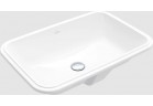 Umywalka podblatowa - Villeroy & Boch/Architectura, 570 x 370 x 175 mm, Weiss Alpin CeramicPlus, z przelewem