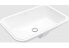 Umywalka podblatowa - Villeroy & Boch/Architectura, 570 x 370 x 175 mm, Weiss Alpin CeramicPlus, bez przelewu
