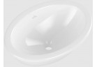 Umywalka wpuszczana w blat - Villeroy & Boch/Loop & Friends, 570 x 410 x 215 mm, Weiss Alpin, z przelewem, Nieszlifowany