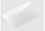 Umywalka wpuszczana w blat - Villeroy & Boch/Loop & Friends, 675 x 450 x 185 mm, Weiss Alpin CeramicPlus, z przelewem, Nieszlifowany
