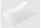 Umywalka wpuszczana w blat - Villeroy & Boch/Loop & Friends, 675 x 450 x 185 mm, Weiss Alpin CeramicPlus, bez przelewu, Nieszlifowany