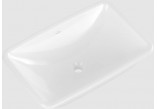 Umywalka wpuszczana w blat - Villeroy & Boch/Loop & Friends, 675 x 450 x 185 mm, Weiss Alpin CeramicPlus, bez przelewu, Nieszlifowany