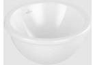 Umywalka podblatowa - Villeroy & Boch/Loop & Friends, 330 x 330 x 190 mm, Weiss Alpin, z przelewem