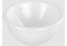 Umywalka podblatowa - Villeroy & Boch/Loop & Friends, 330 x 330 x 190 mm, Weiss Alpin CeramicPlus, z przelewem
