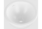 Umywalka podblatowa - Villeroy & Boch/Loop & Friends, 330 x 330 x 190 mm, Stone White CeramicPlus, z przelewem