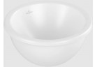 Umywalka podblatowa - Villeroy & Boch/Loop & Friends, 330 x 330 x 190 mm, Stone White CeramicPlus, bez przelewu
