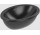 Umywalka podblatowa - Villeroy & Boch/Loop & Friends, 430 x 280 x 185 mm, Ebony CeramicPlus, z przelewem