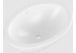 Umywalka podblatowa - Villeroy & Boch/Loop & Friends, 560 x 380 x 220 mm, Stone White CeramicPlus, bez przelewu