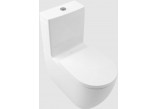 Miska WC lejowa Villeroy & Boch/Subway 3.0 - do WC kompaktu bez kołnierza wewnętrznego, stojący, wraz z TwistFlush, Weiss Alpin CeramicPlus