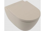 Miska WC lejowa Villeroy & Boch/Subway 2.0 - bez kołnierza wewnętrznego, podwieszany, Almond CeramicPlus